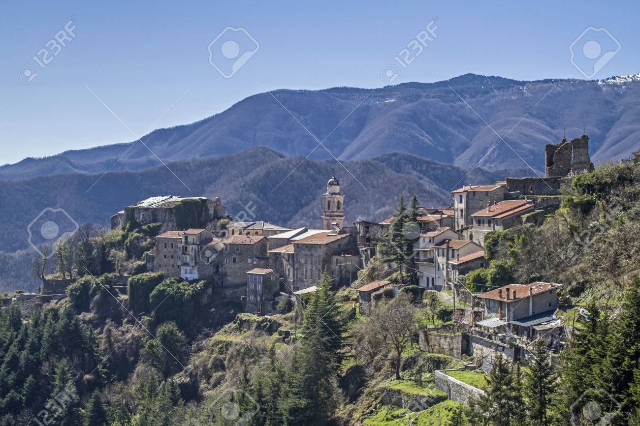 Triora, the mountain village of witches - in dark time there was the witch hunts that many women had lost their lives. - 44754889 Triora, the mountain village of witches - in dark time there was the witch hunts that many women had lost their lives. - 44754889
