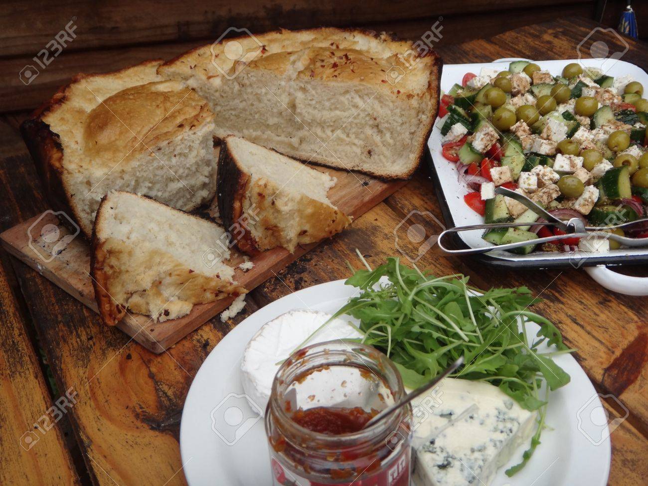 南アフリカ共和国の遠隔地で屋外での食事 の写真素材 画像素材 Image