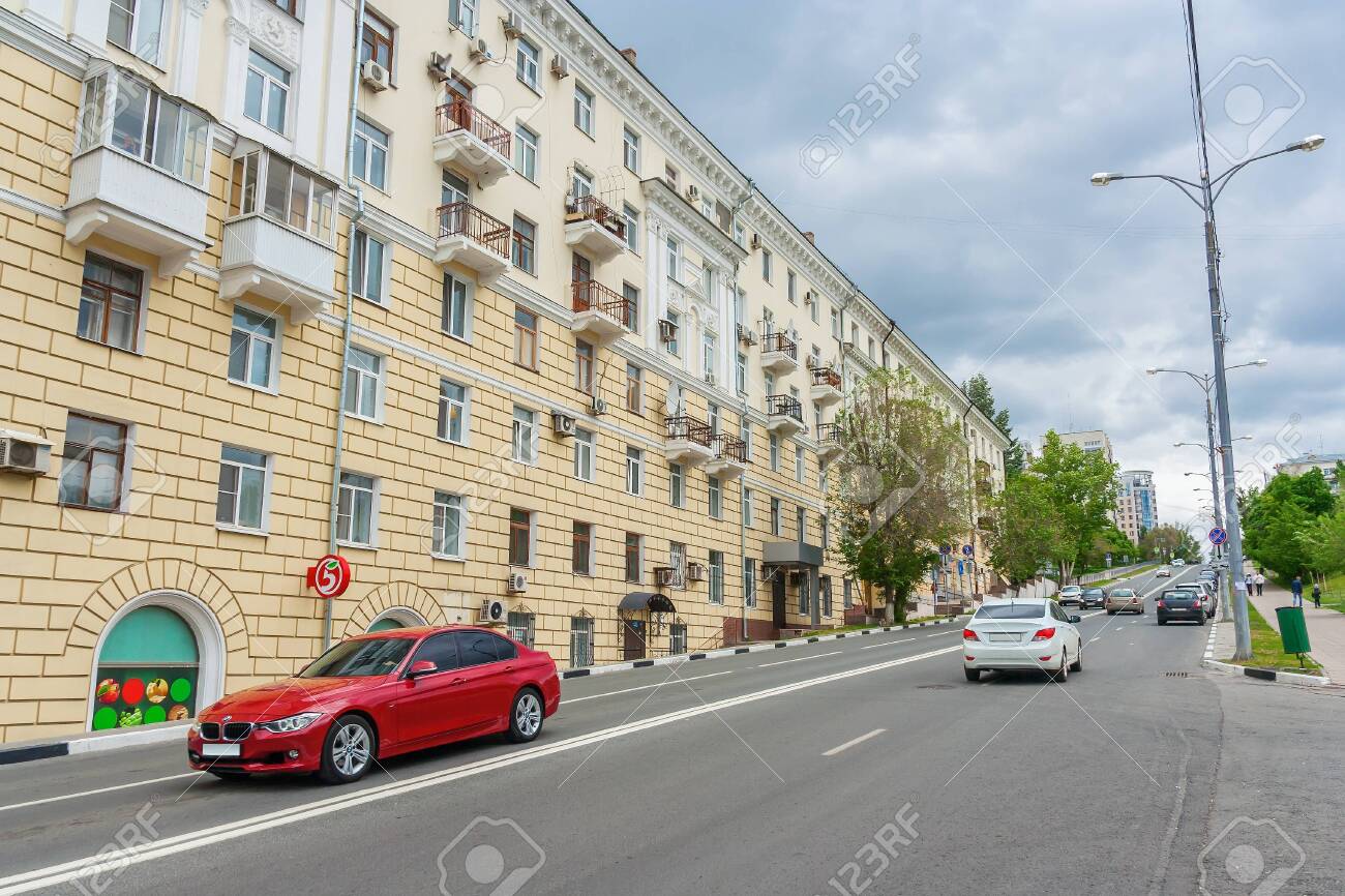 Samara city, Samara region/Russia - may 21 2019: Mayakovsky Street - 142402953 Samara city, Samara region/Russia - may 21 2019: Mayakovsky Street - 142402953