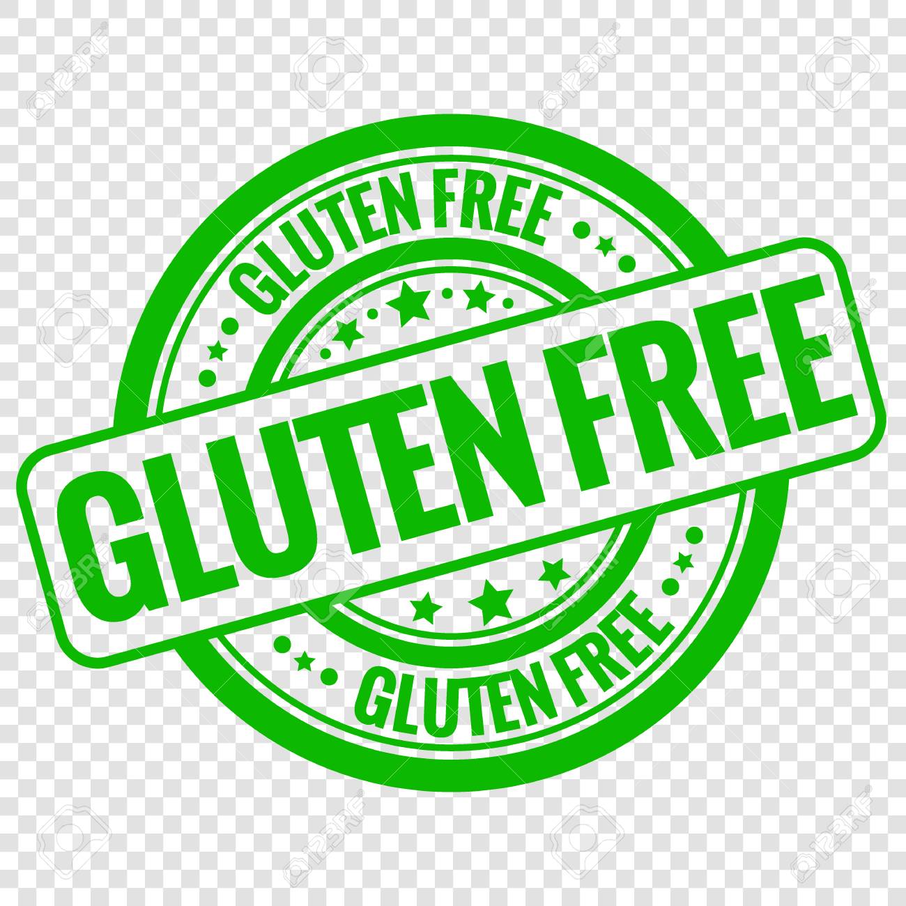 vector gluten free stamp isolated on transparent background royalty