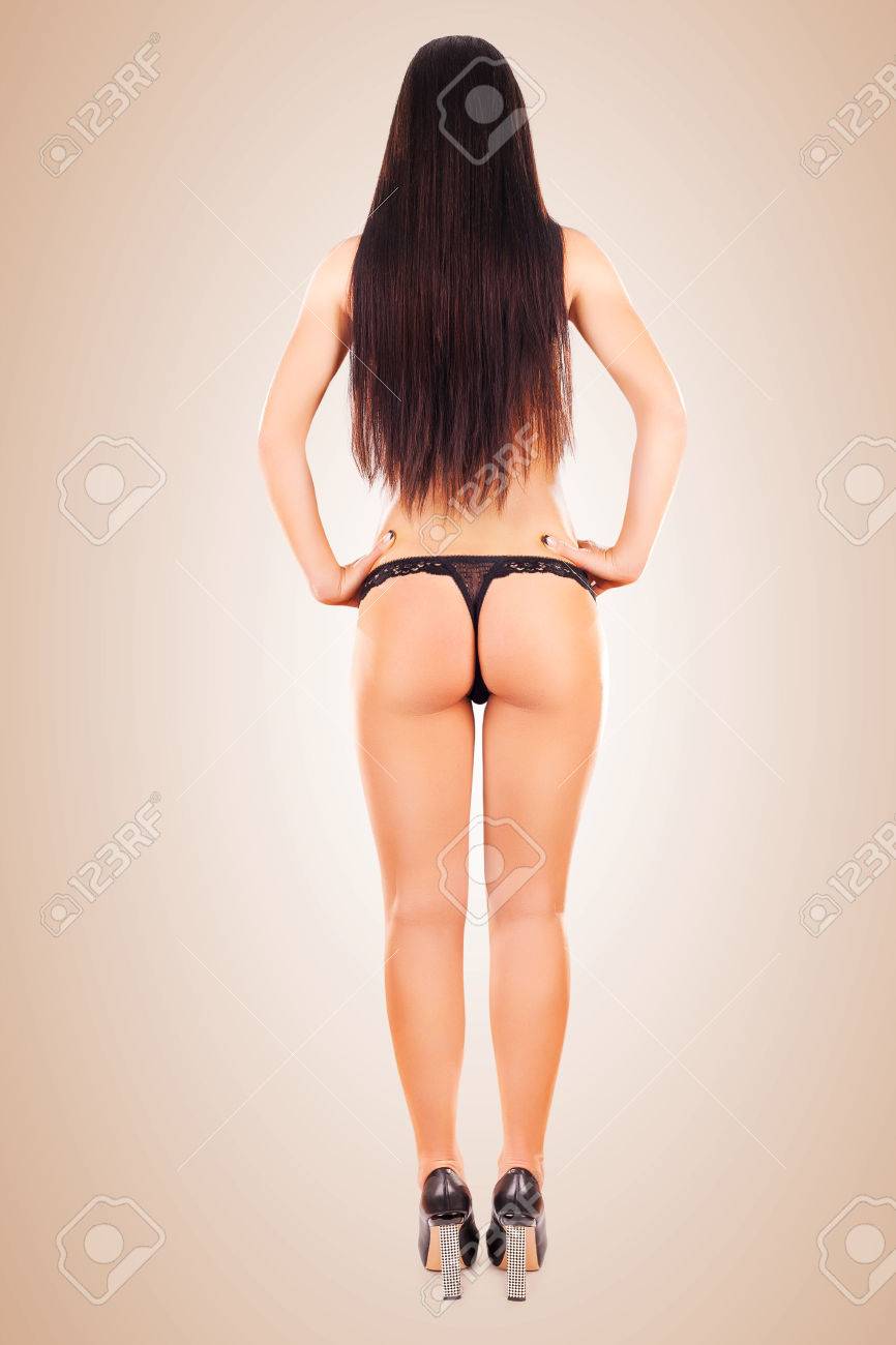 Niñas Trasero En Ropa Interior. Longitud Total Fotos, Retratos, Imágenes Y Fotografía De Archivo Libres Derecho. Image