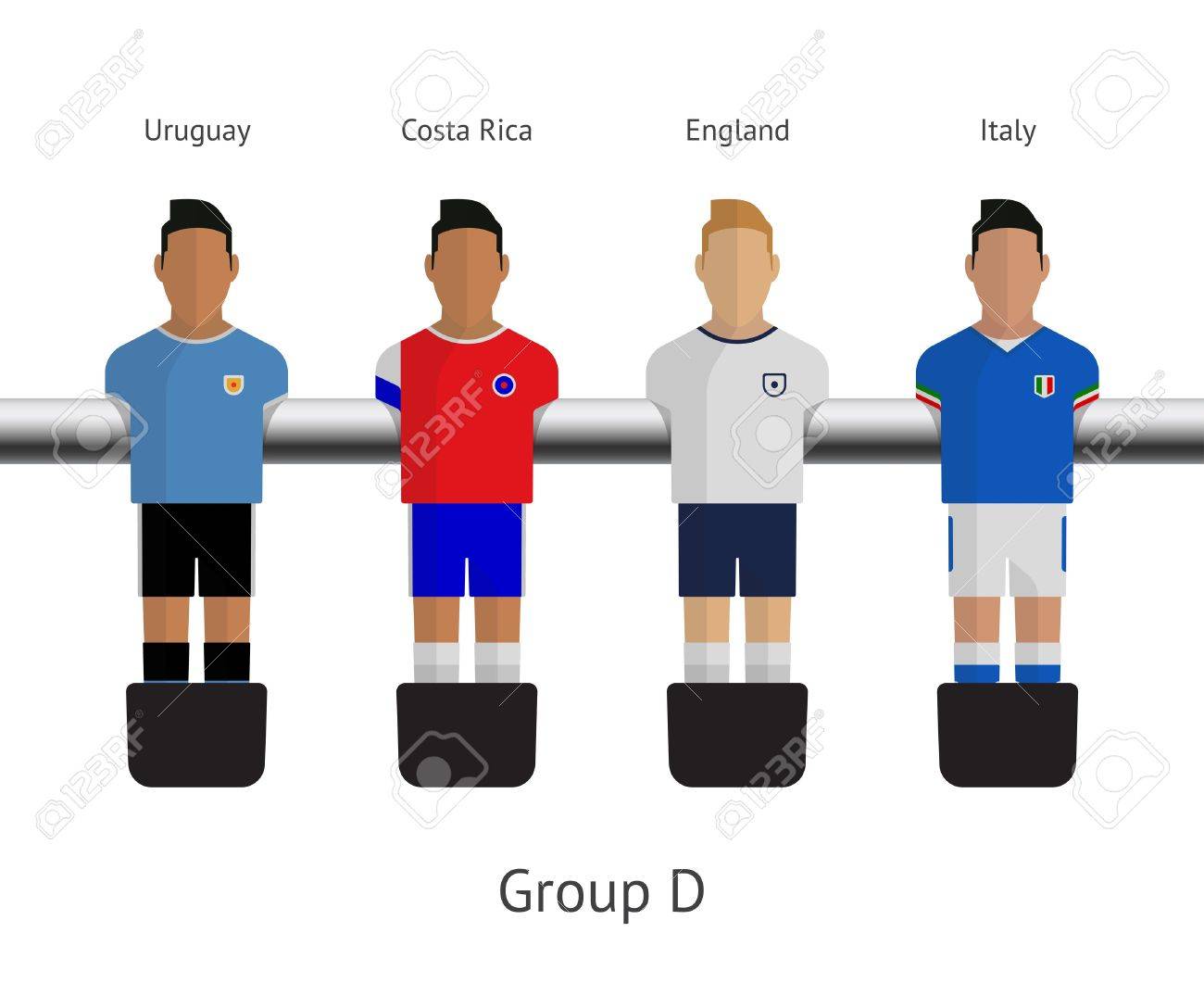テーブル サッカー サッカー選手グループ D ウルグアイ コスタリカ イギリス イタリア ベクトル イラスト のイラスト素材 ベクタ Image テーブル サッカー サッカー選手グループ D ウルグアイ コスタリカ イギリス イタリア ベクトル イラスト のイラスト素材 ベクタ Image