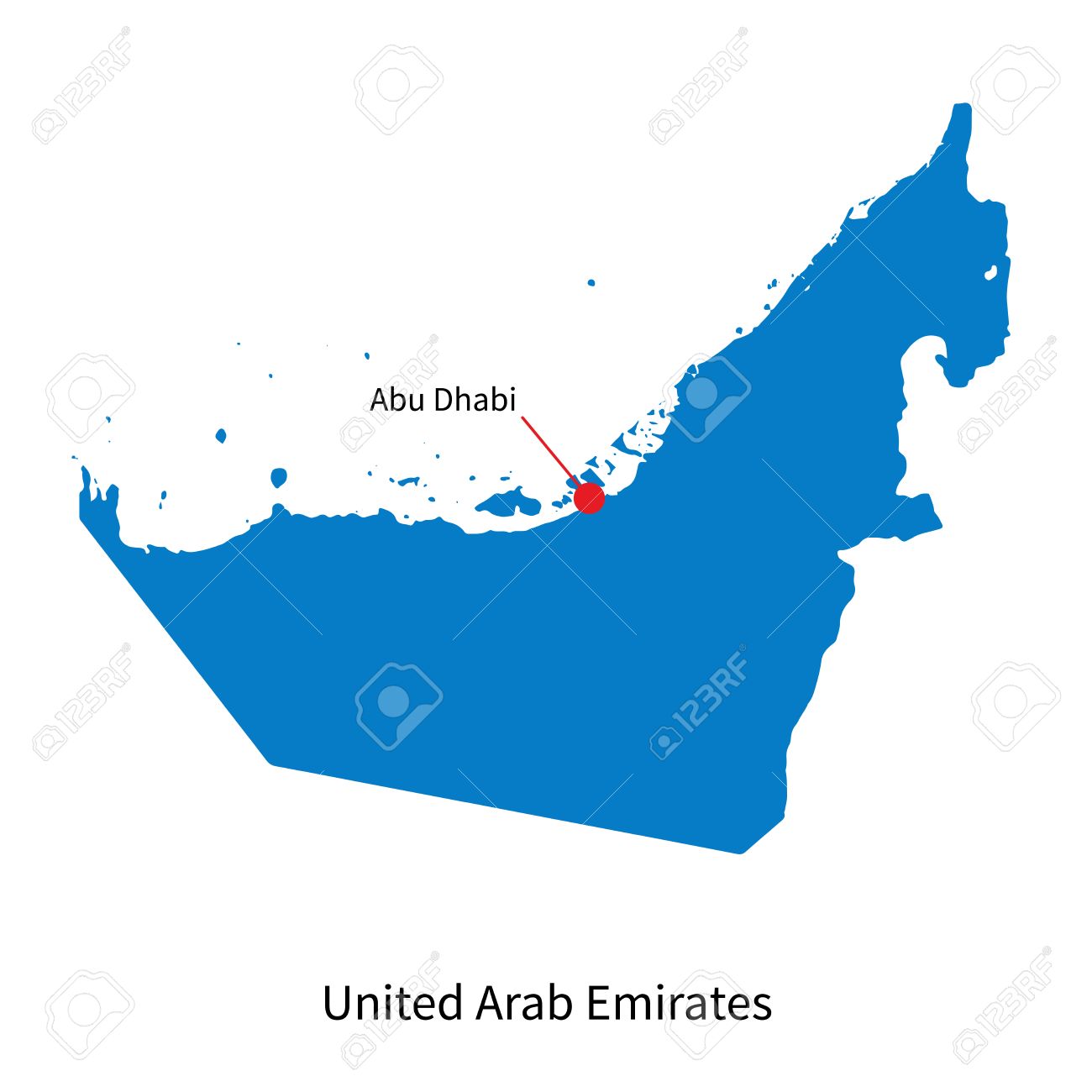 아랍 에미리트와 수도 아부 다비의 상세지도 로열티 무료 사진, 그림, 이미지 그리고 스톡포토그래피. Image 31102717