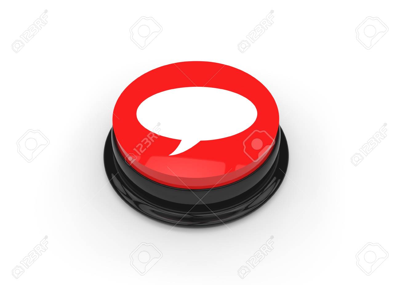 Druk Op De Rode Knop Voor Een Gesprek Royalty Vrije Foto Plaatjes
