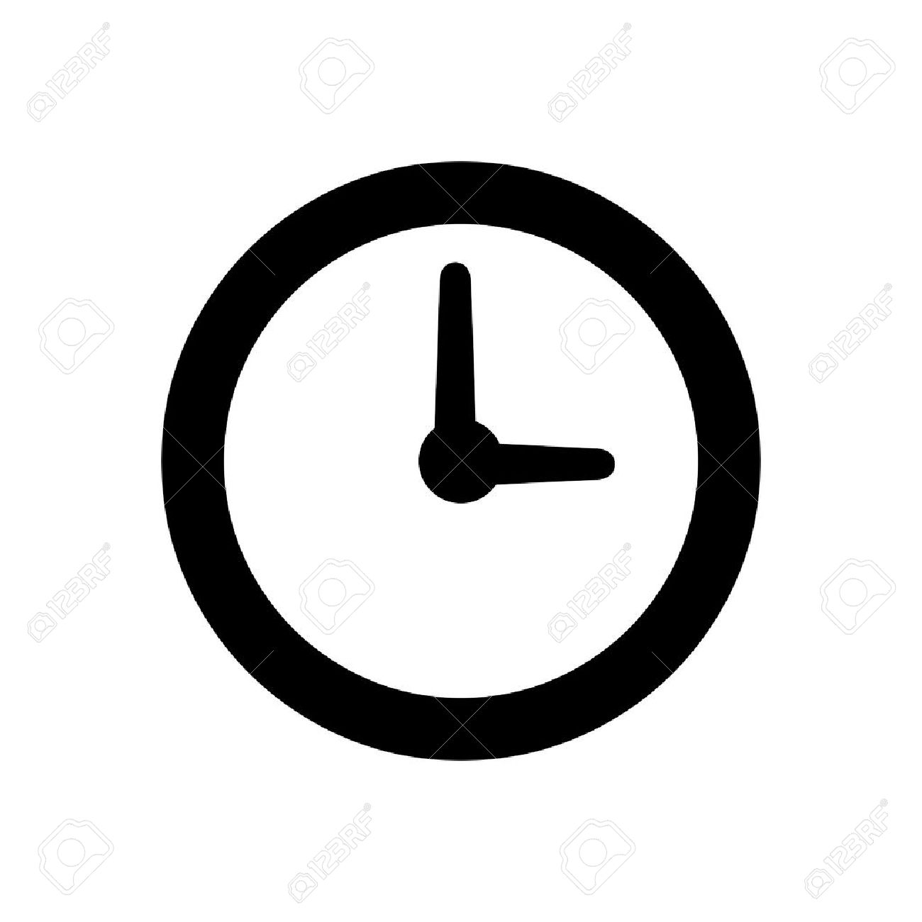 Clock Time Icon Royalty Free SVG, Cliparts, Vectors, and Stock  Illustration. Image 45801741.