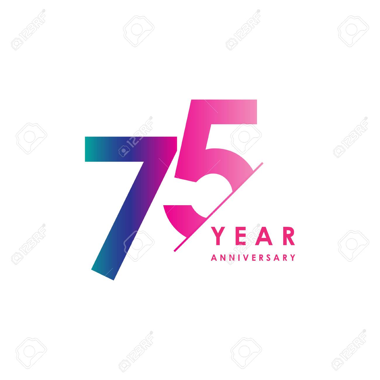 75 Year Anniversary Vector Template Design Illustration - 119347807 75 Year Anniversary Vector Template Design Illustration - 119347807