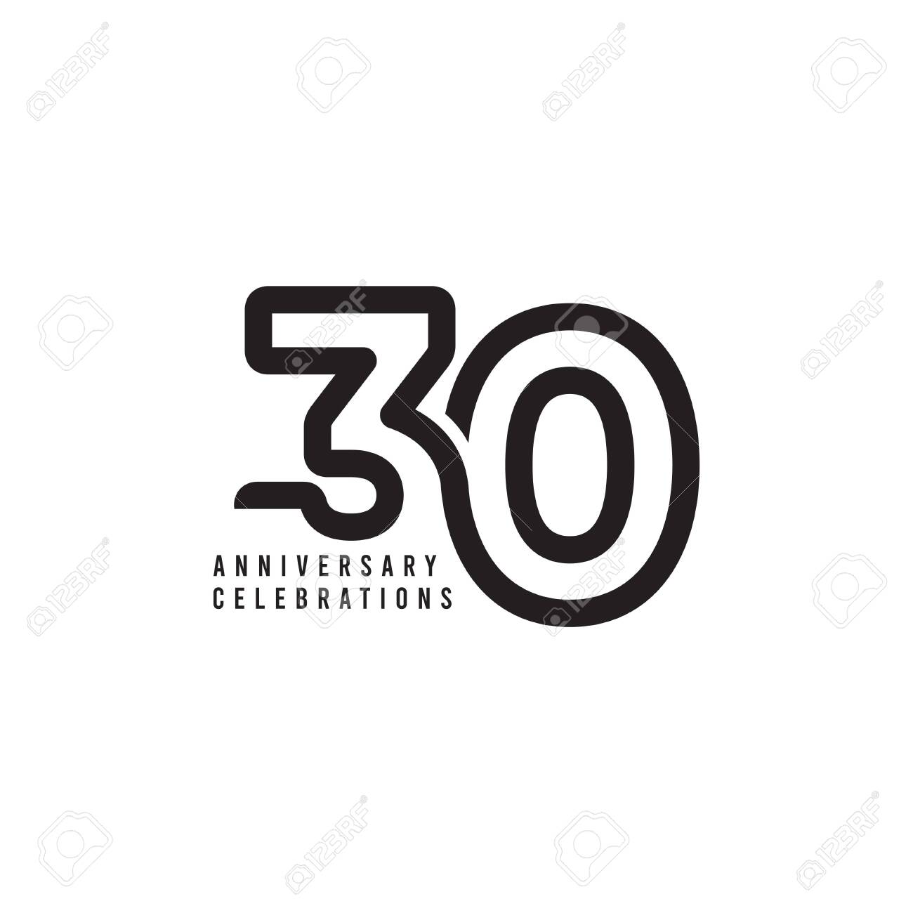 30 Years Anniversary Celebrations Template Design Illustration - 136734859 30 Years Anniversary Celebrations Template Design Illustration - 136734859