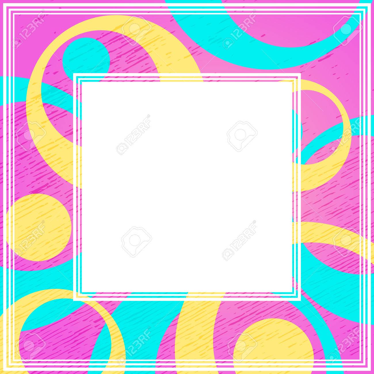 colorful dots border