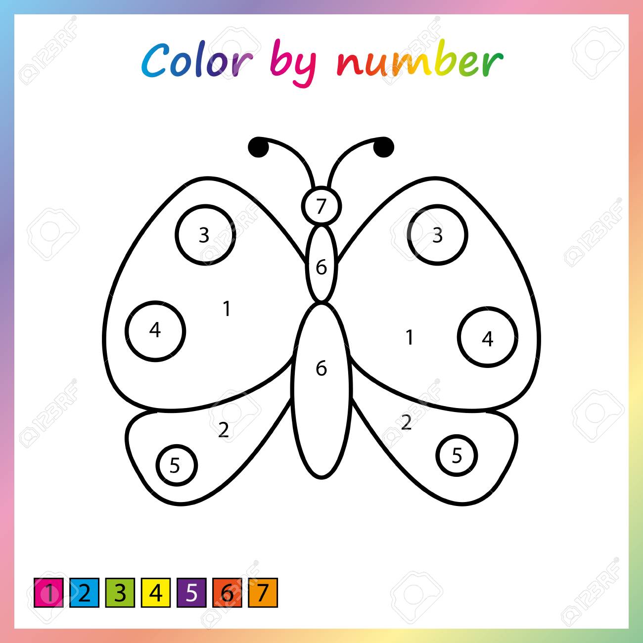 painting-page-color-by-numbers-worksheet-for-education-game-for-preschool-kids-royalty-free-svg-cliparts-vectors-and-stock-illustration-image-105871858