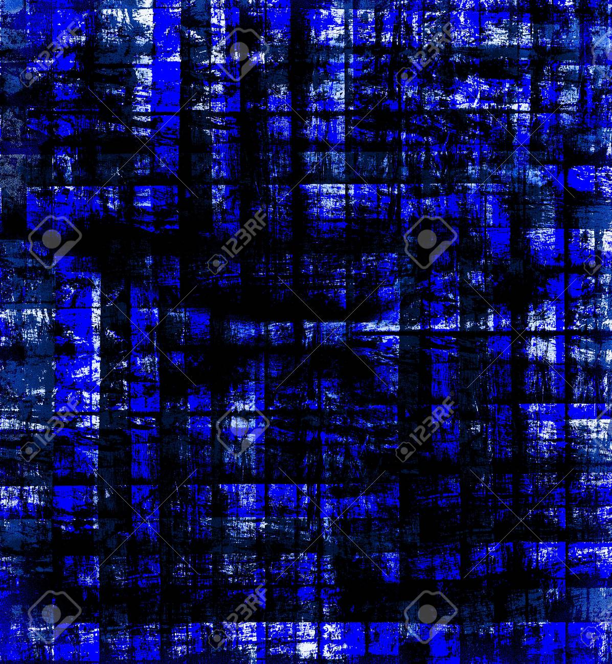 Blue black white aged grunge wall background navy old weathered peeled painted plaster backdrop