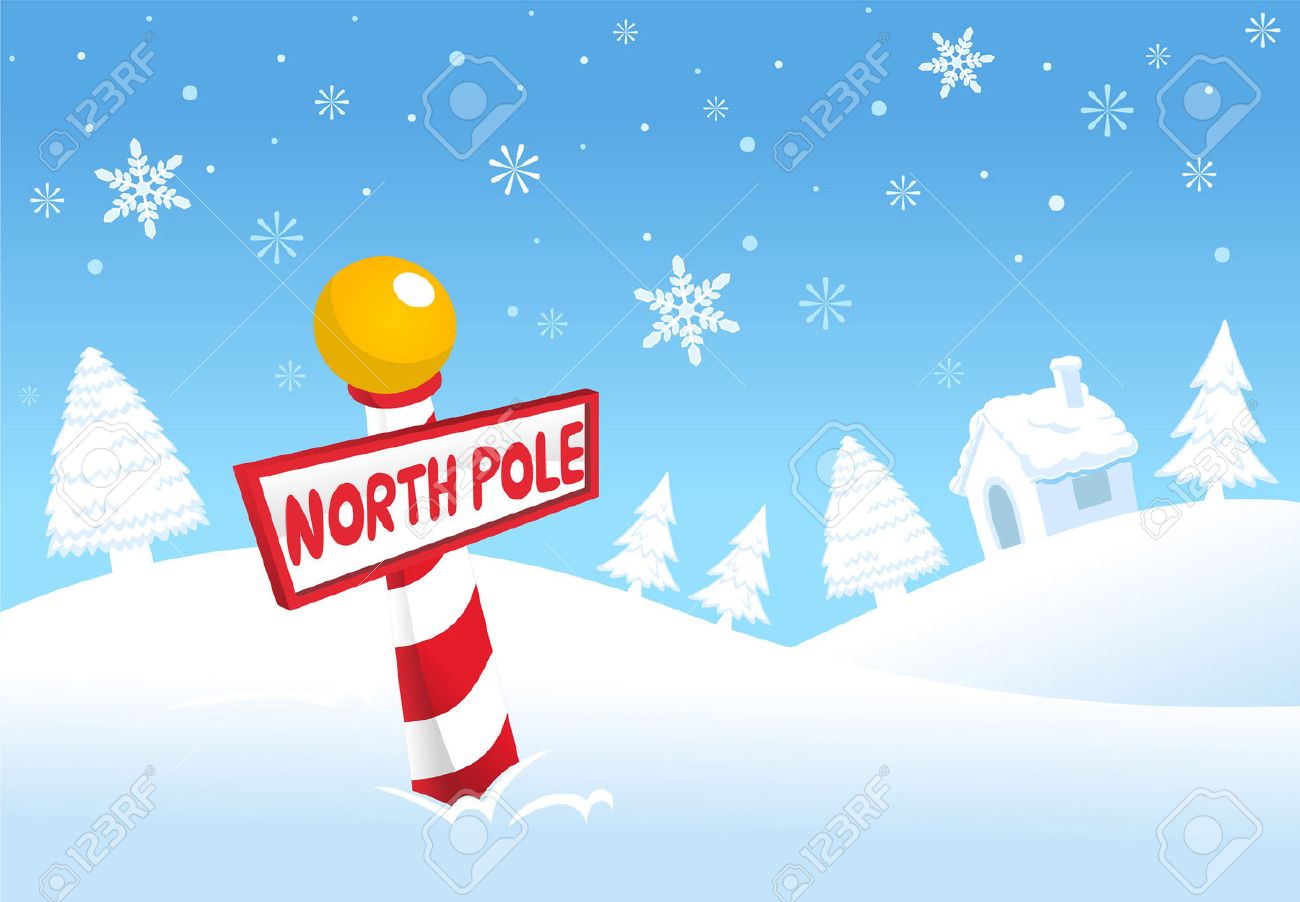 北極クリスマス シーン のイラスト素材 ベクタ Image 33788790