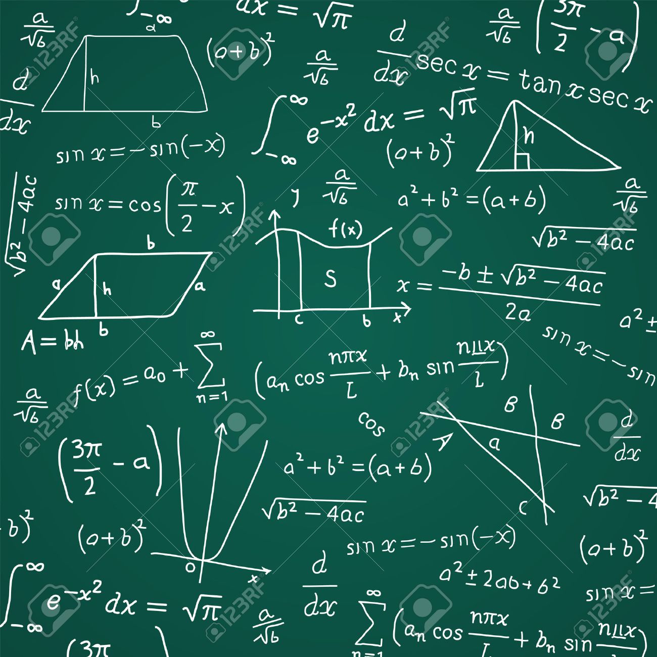 Math Formula Blackboard Calculation Vector Illustration Cartoon Royalty Free Cliparts Vectors And Stock Illustration Image 34229833