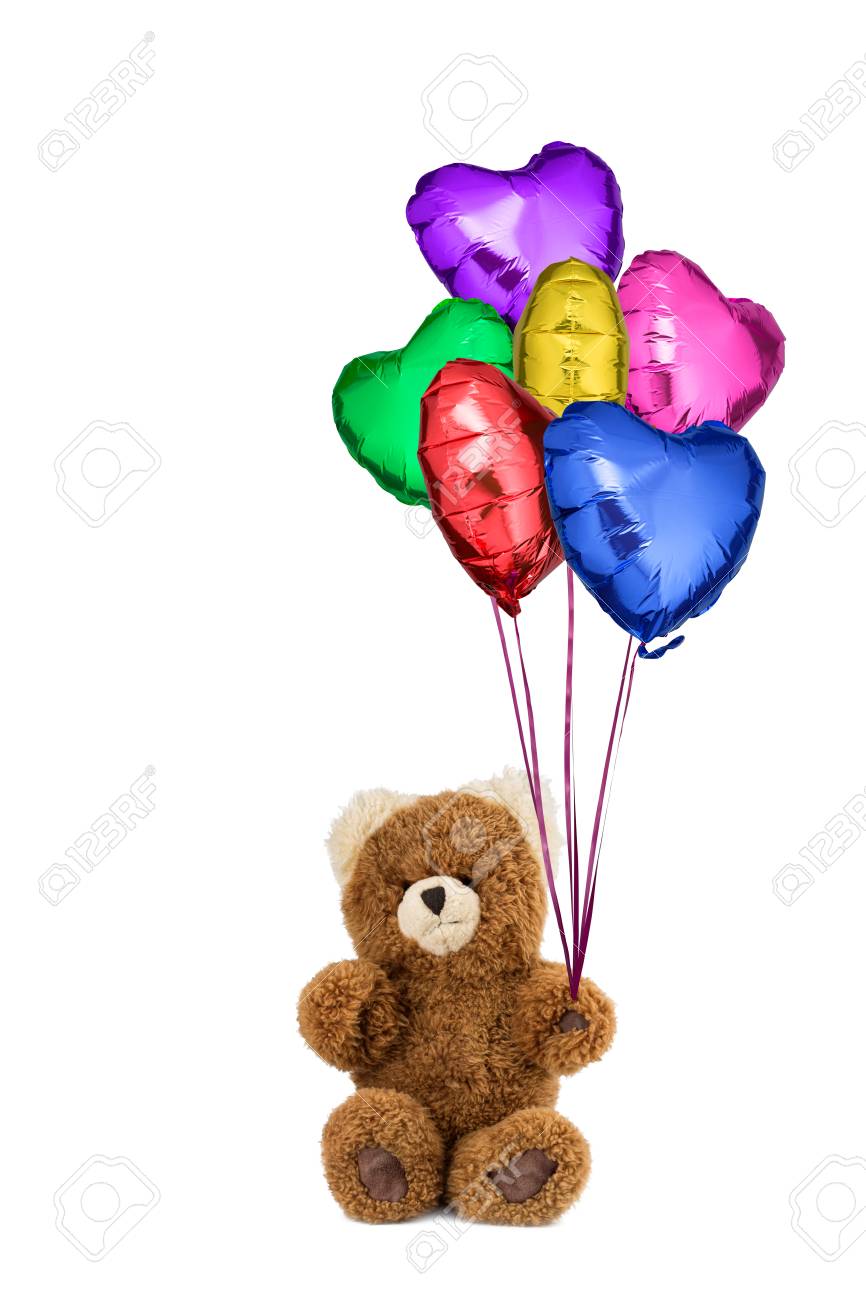 teddy bear helium balloons