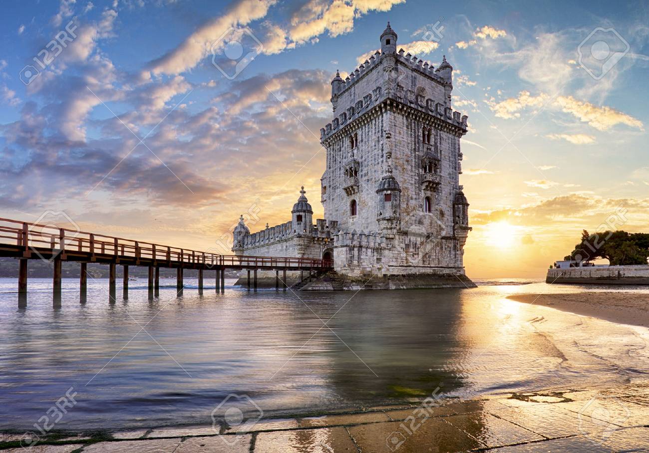 Lisbon, Belem Tower - Tagus River, Portugal - 73036588 Lisbon, Belem Tower - Tagus River, Portugal - 73036588