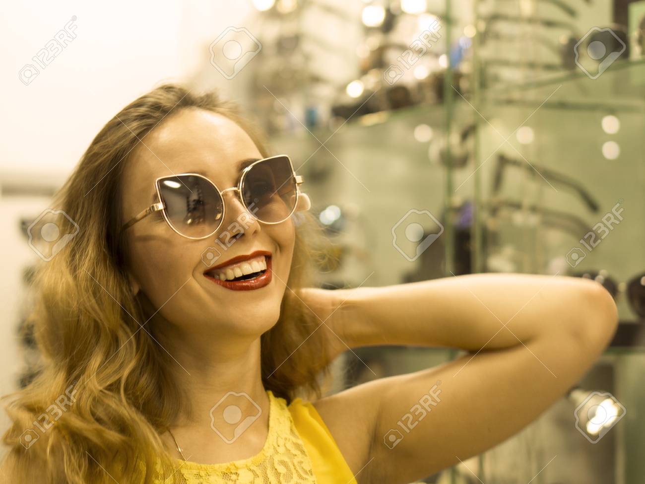 sunglasses at the mall