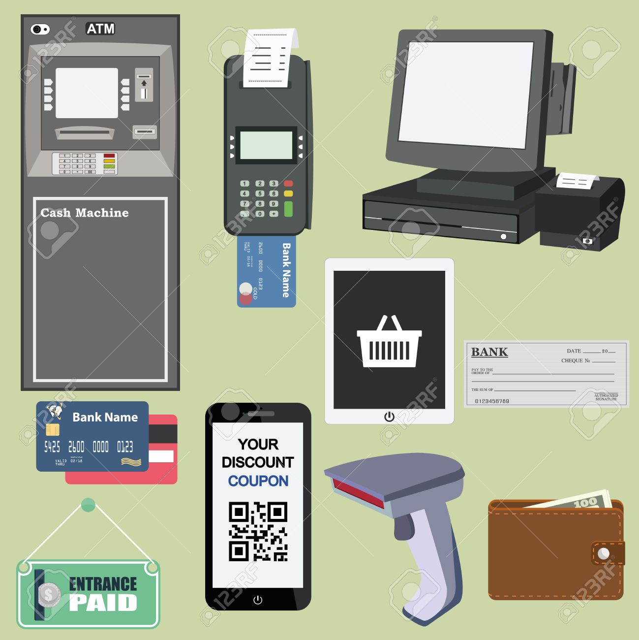 支払い方法クレジット カード Nfc 携帯アプリ Atm ターミナル ウェブサイト 銀行振込 現金 請求書などのフラット概念ベクトル イラスト セットの イラスト素材 ベクタ Image 支払い方法クレジット カード Nfc 携帯アプリ Atm ターミナル ウェブサイト 銀行振込 現金 請求書などのフラット概念ベクトル イラスト セットの イラスト素材 ベクタ Image