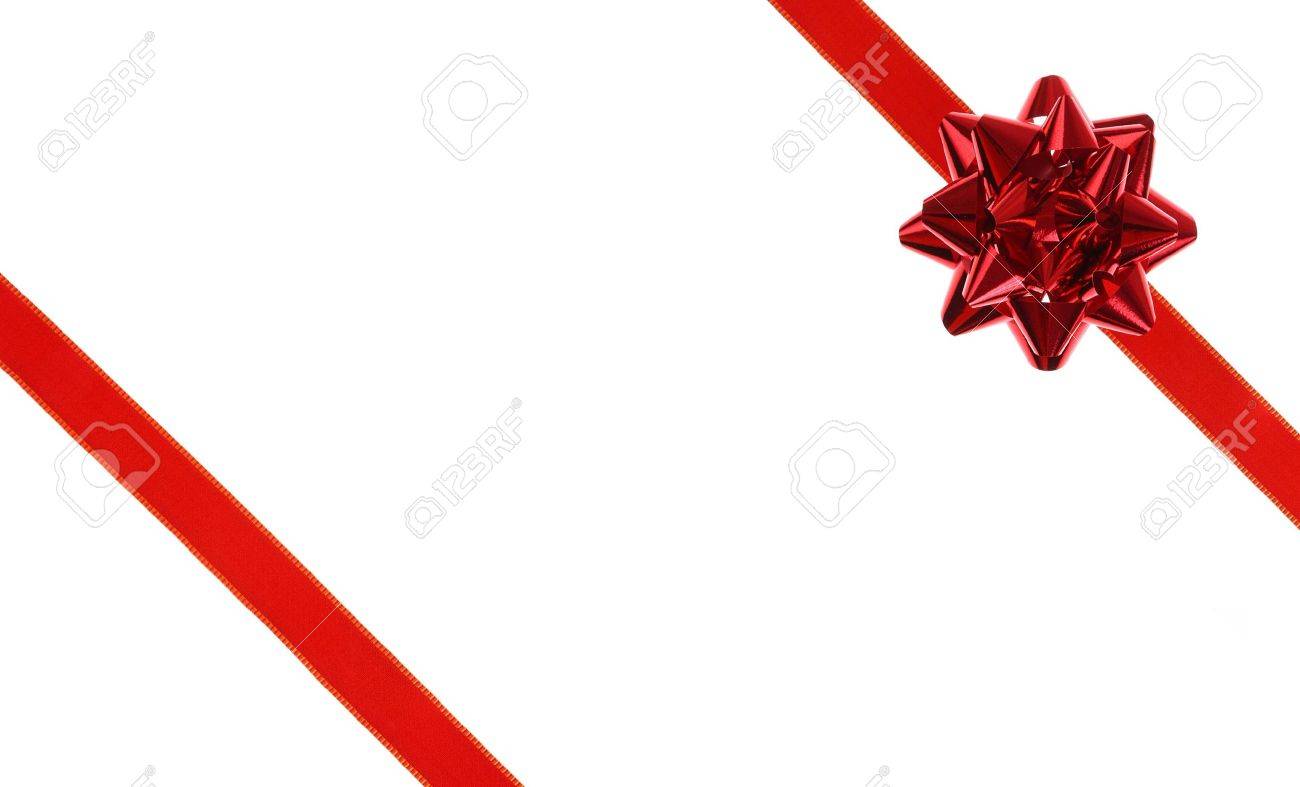red holiday ribbon bow on white background stock photo picture and holiday ribbon