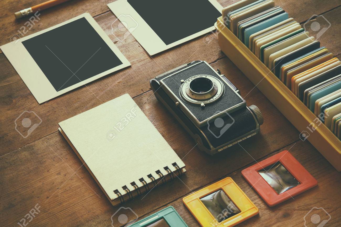 top view of vintage