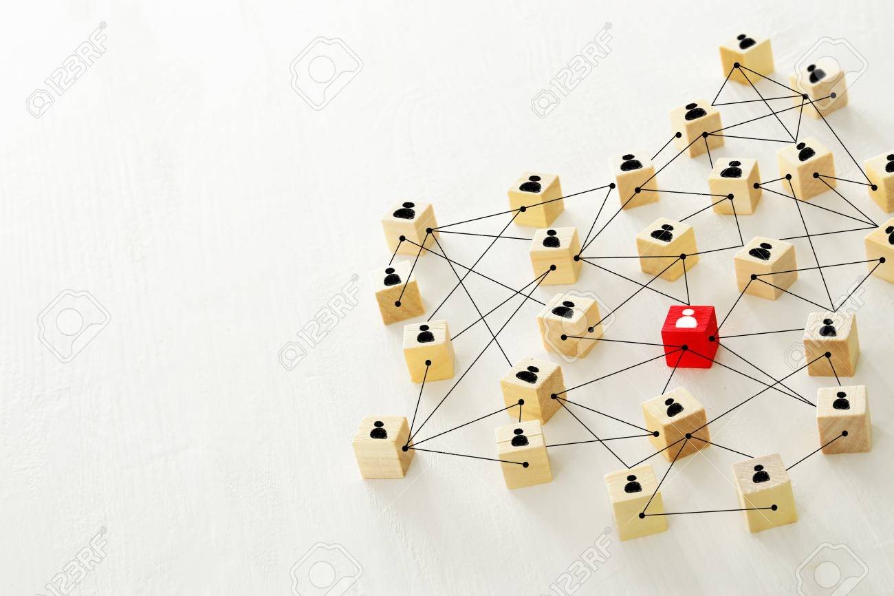 Abstract photo of connectivity concept, linking entities, hierarchy and HR - 114466499 Abstract photo of connectivity concept, linking entities, hierarchy and HR - 114466499