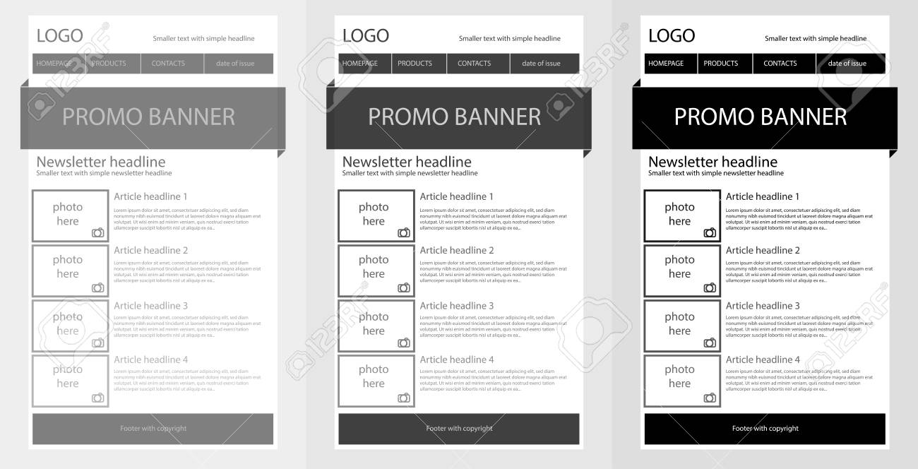 responsive newsletter template for business or non profit