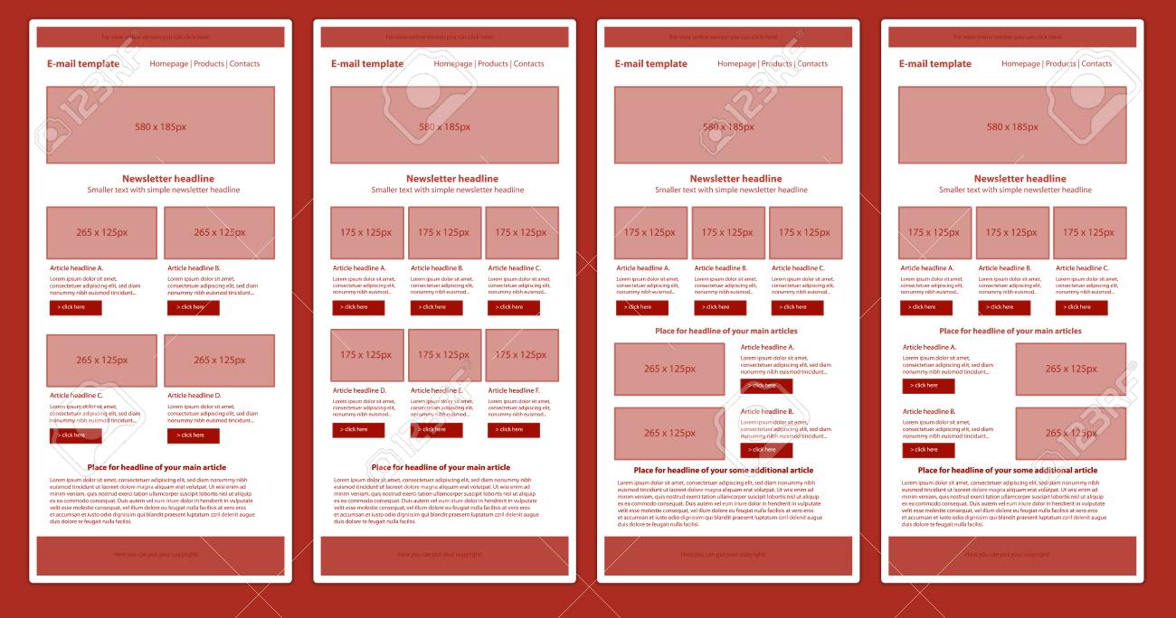 responsive newsletter template for business or non profit