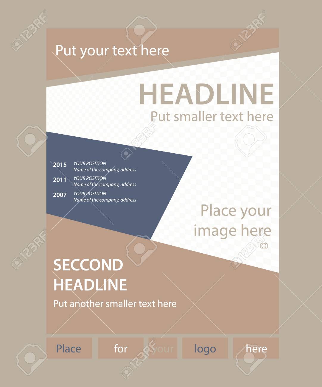 newsletter template for business or non profit organization royalty