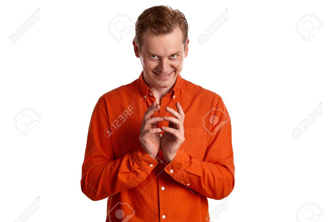 orange shirt guy