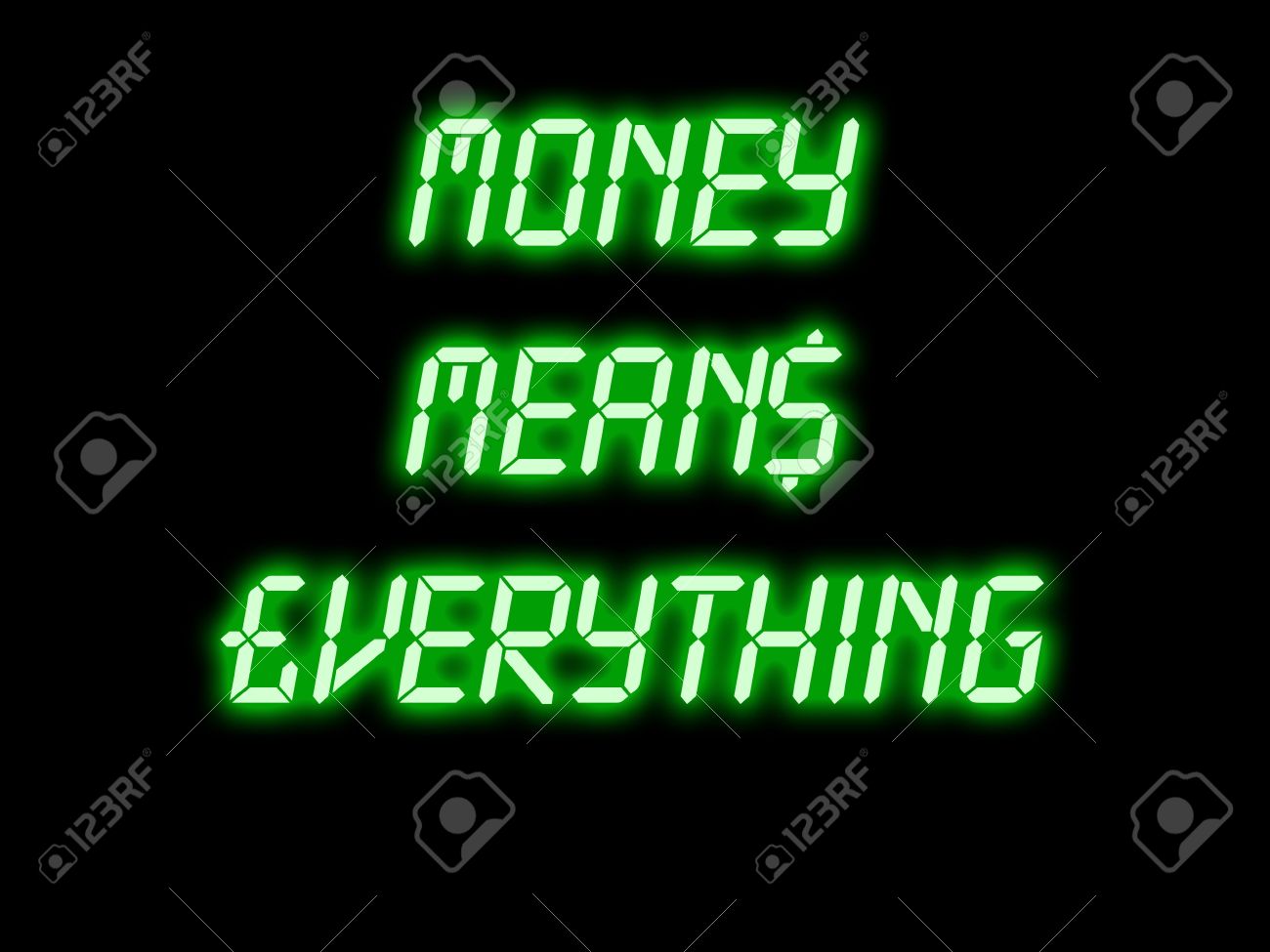 光る看板を示すお金すべてを意味します お金に世界を一周する確かに の写真素材 画像素材 Image