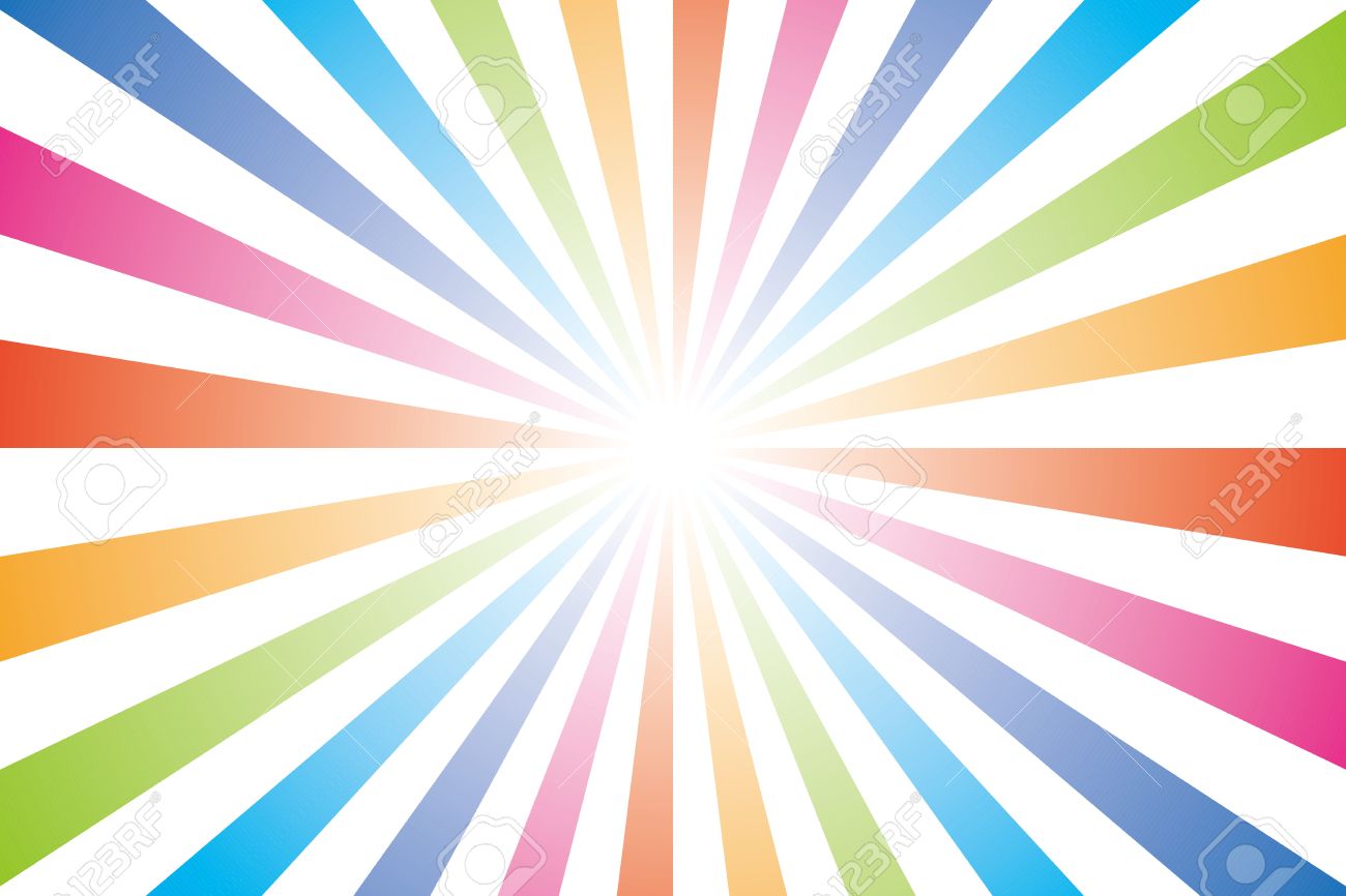 Background Wallpaper Rainbow Rainbow Color Radial Seven Colors