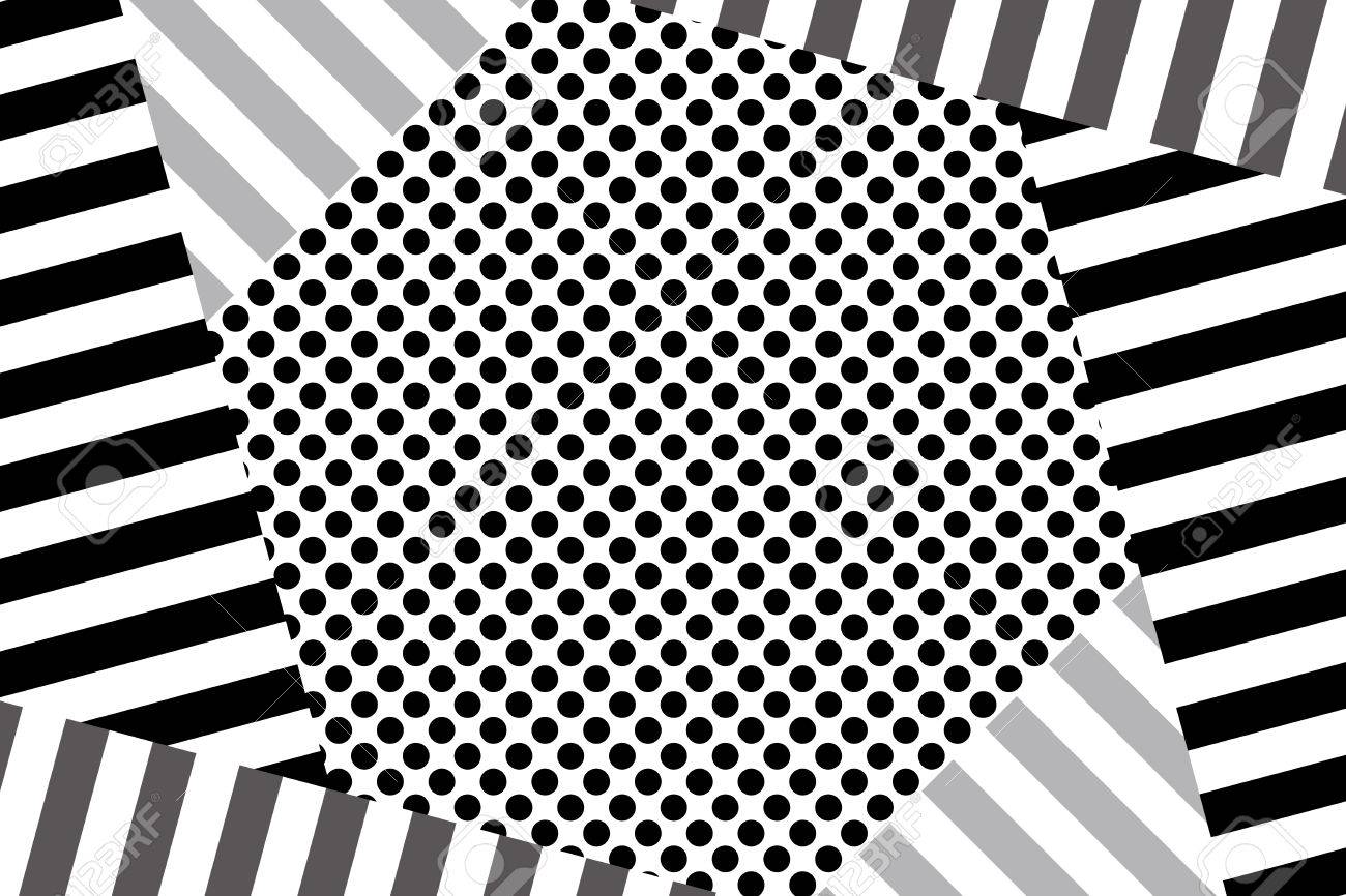 stripes polka dots