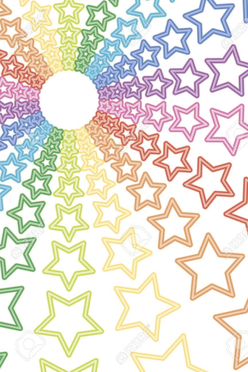 材料の背景の壁紙 虹 レインボー 虹 レインボー カラフルな星 星 スター スターダスト 花火 花火 花火 祭り お祝い パーティーを撮影のイラスト素材 ベクタ Image