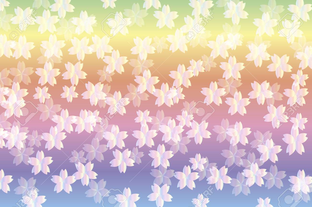背景素材壁紙 花 桜 桜 桜 花 春 入学 卒業 コピー領域の余白 のイラスト素材 ベクタ Image