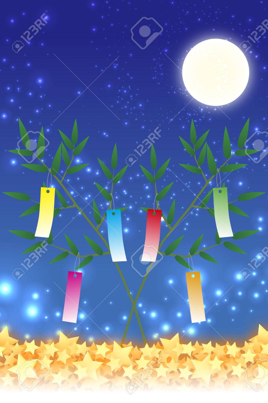 壁紙素材 七夕飾り 祭り 伝統 葦 竹の葉 夏 スターダスト 天の川 銀河 のイラスト素材 ベクタ Image 壁紙素材 七夕飾り 祭り 伝統 葦 竹の葉 夏 スターダスト 天の川 銀河 のイラスト素材 ベクタ Image