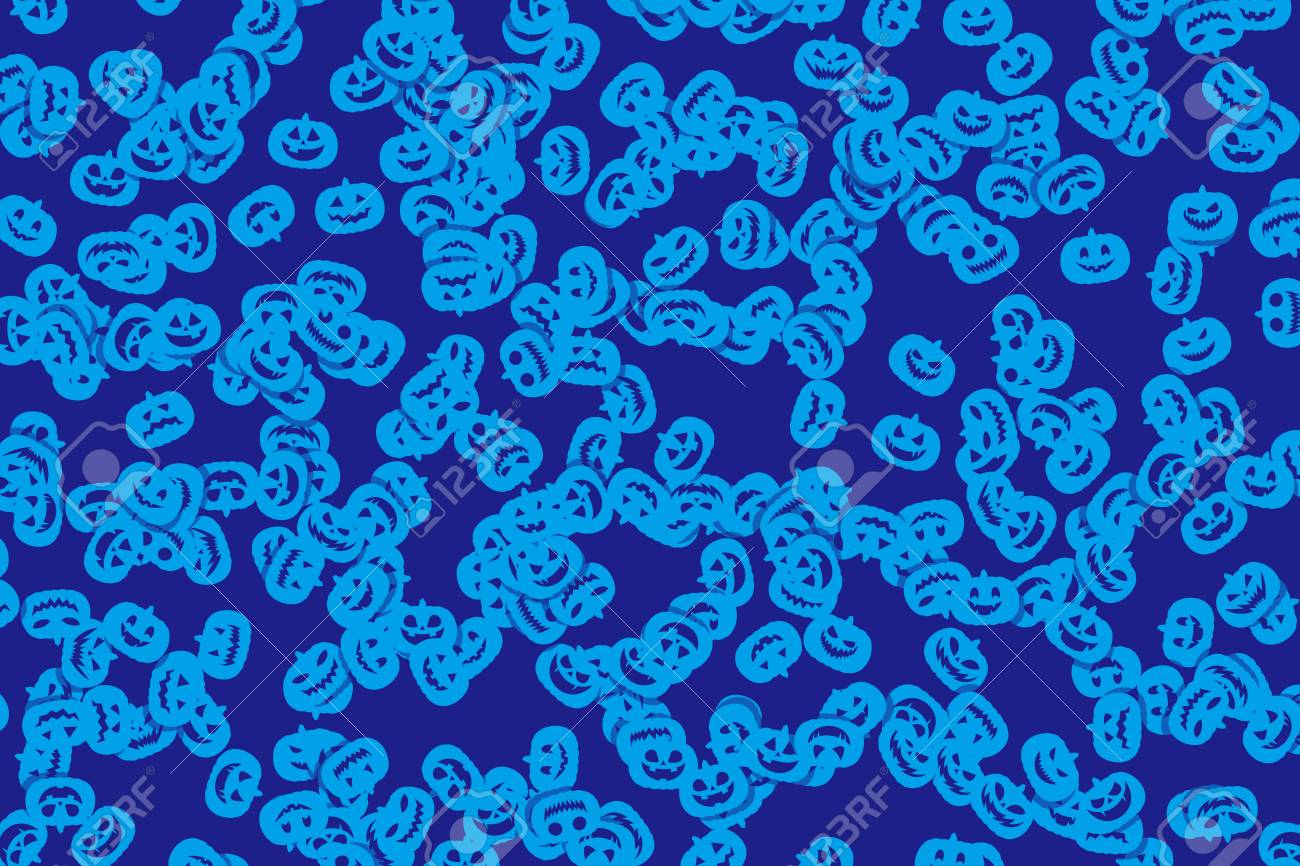 event material in autumn halloween haunted pumpkin patterns