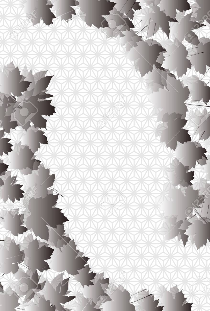 Japanese style background, traditional pattern, hemp pattern, maple, autumn, autumn, deciduous, maple, free material, copy space, advertising poster - 132272652 Japanese style background, traditional pattern, hemp pattern, maple, autumn, autumn, deciduous, maple, free material, copy space, advertising poster - 132272652