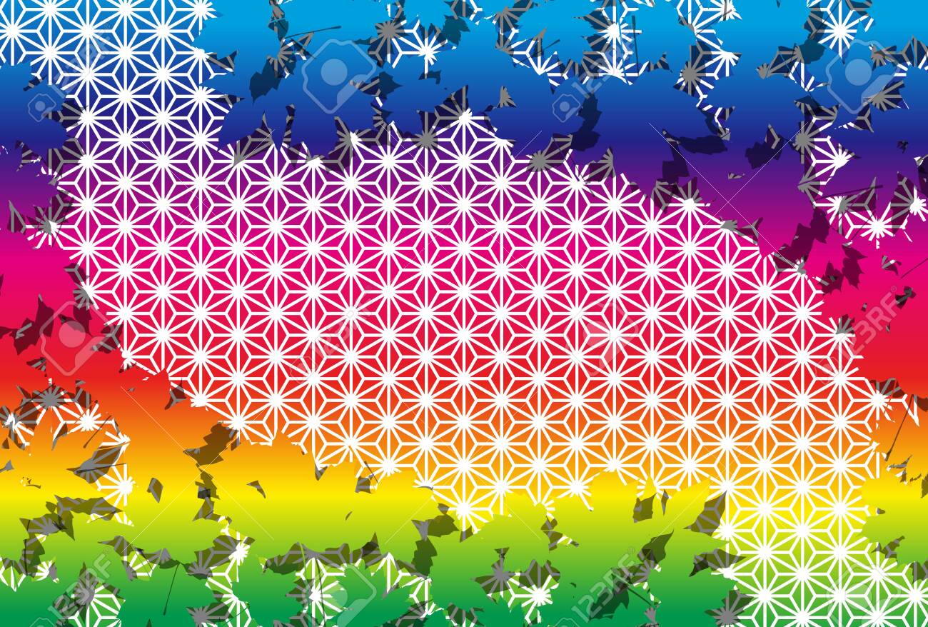 Japanese style background, traditional pattern, hemp pattern, maple, autumn, autumn, deciduous, maple, free material, copy space, advertising poster - 132272661 Japanese style background, traditional pattern, hemp pattern, maple, autumn, autumn, deciduous, maple, free material, copy space, advertising poster - 132272661