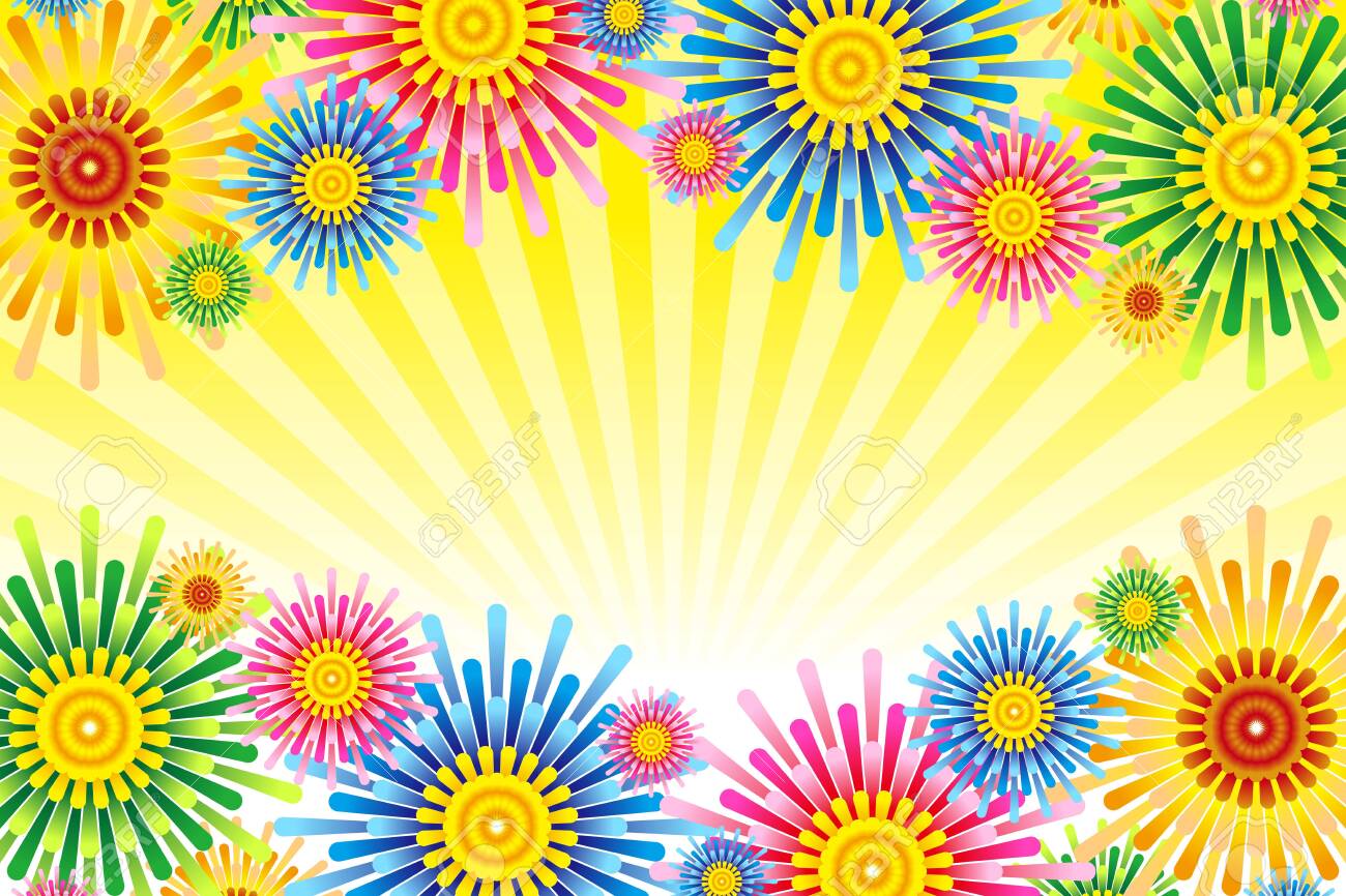 Vector illustration background wallpaper, colorful, concentrated line, effect line, radial, flower, flower, free material, free size, - 132653930 Vector illustration background wallpaper, colorful, concentrated line, effect line, radial, flower, flower, free material, free size, - 132653930
