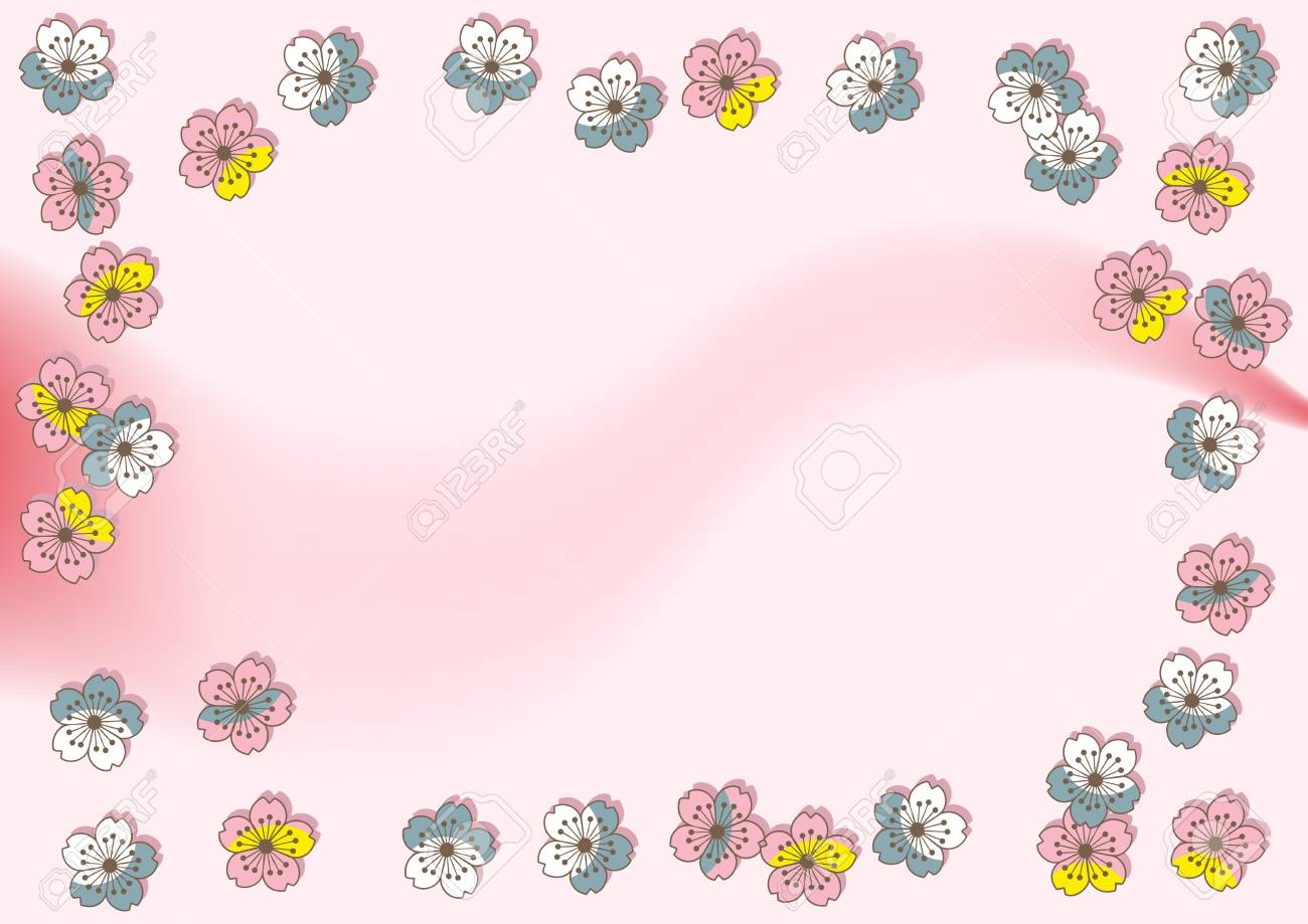 Cherry Blossom Background Material The Background Material Of