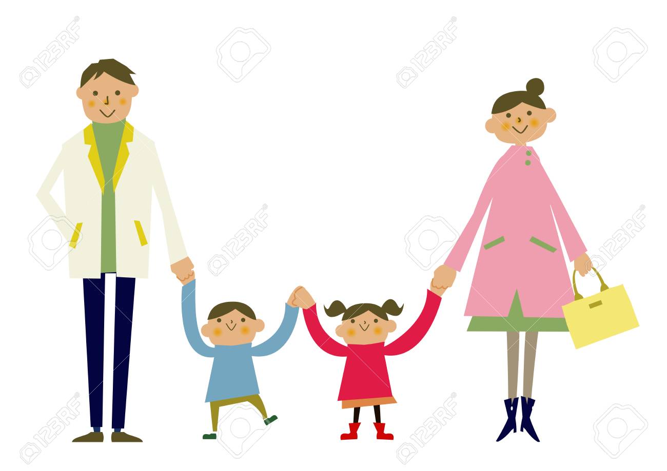 Fruhling Eltern Kind Clipart Illustration Der Familie Der Fruhlingskleidung Lizenzfrei Nutzbare Vektorgrafiken Clip Arts Illustrationen Image 94600355