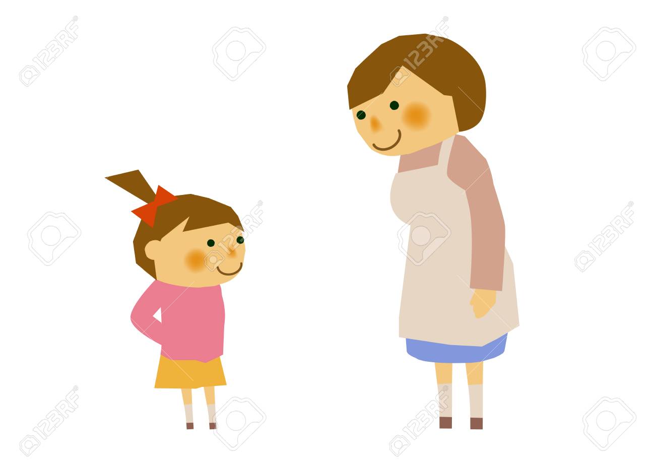 Illustration Of Mother And Child. An Image Of Mother And Child. Parenting Clip  Art. Nursery Clip Art. Royalty Free SVG, Cliparts, Vectors, and Stock  Illustration. Image 94761610., image size:1300x919
