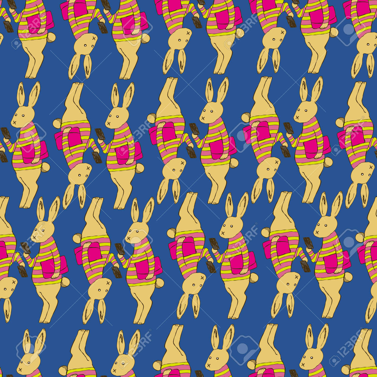 Smartphone and rabbit pattern.
Seamless pattern. Material for wallpaper and wrapping paper. Textile design. - 169494546 Smartphone and rabbit pattern.
Seamless pattern. Material for wallpaper and wrapping paper. Textile design. - 169494546