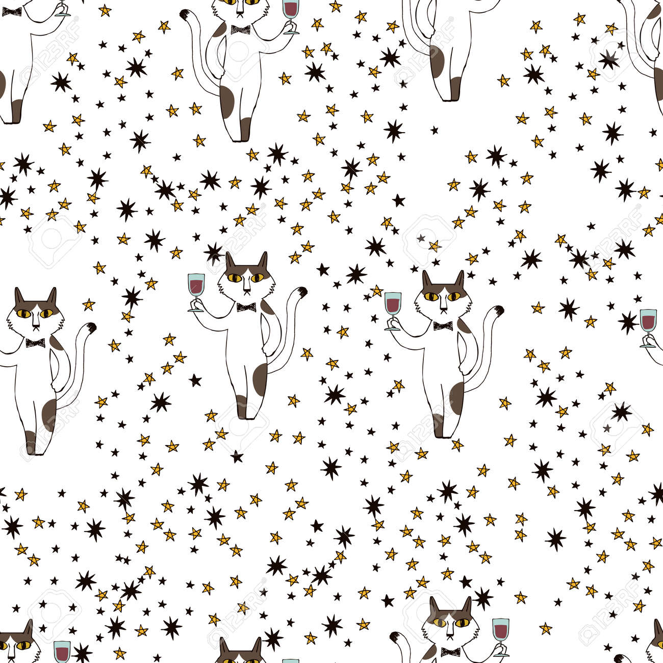 A pattern of cats toasting.
Seamless pattern. Material for wallpaper and wrapping paper. Textile design. - 169172688 A pattern of cats toasting.
Seamless pattern. Material for wallpaper and wrapping paper. Textile design. - 169172688