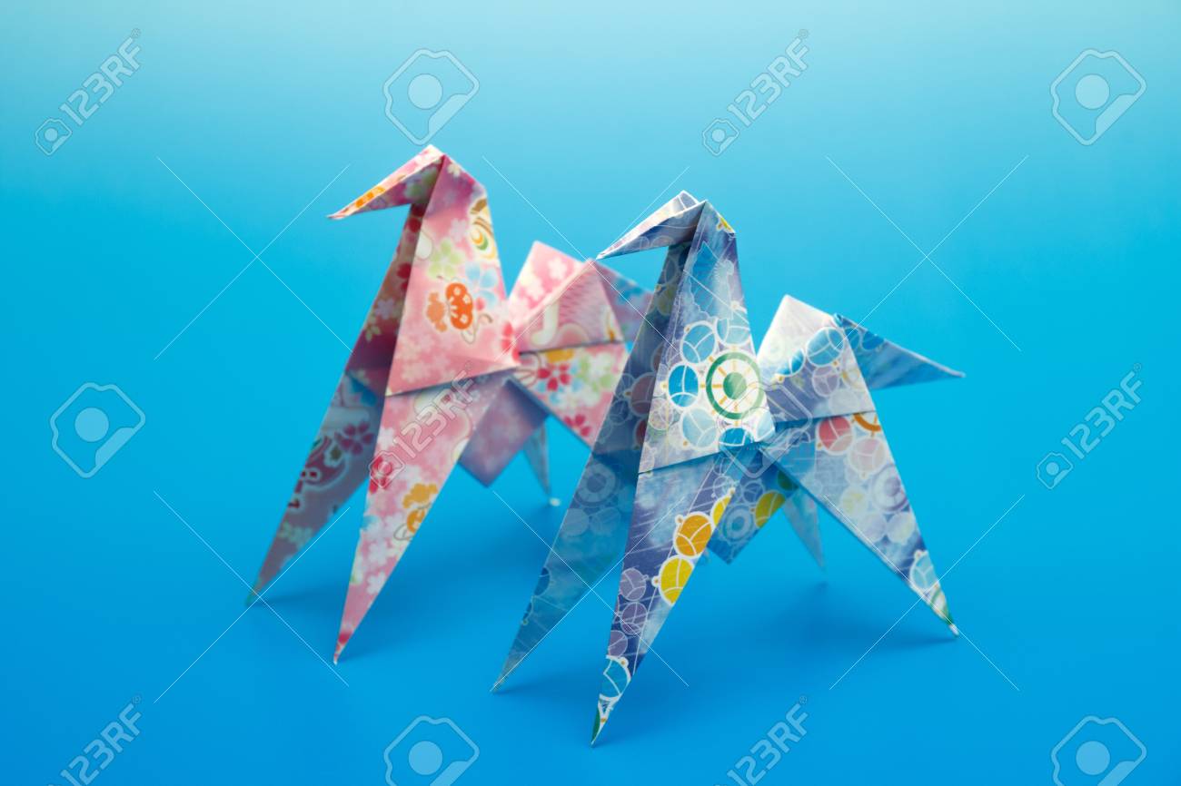 Japanese Paper Origami Horse