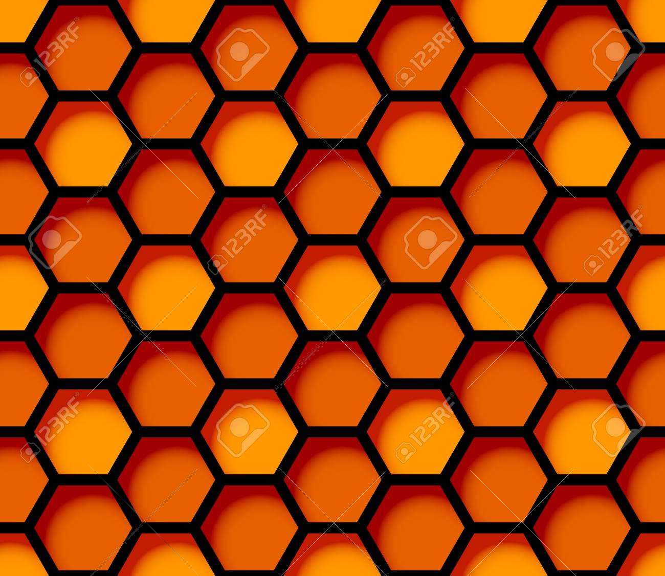honeycomb seamless pattern corporate identity apiary print