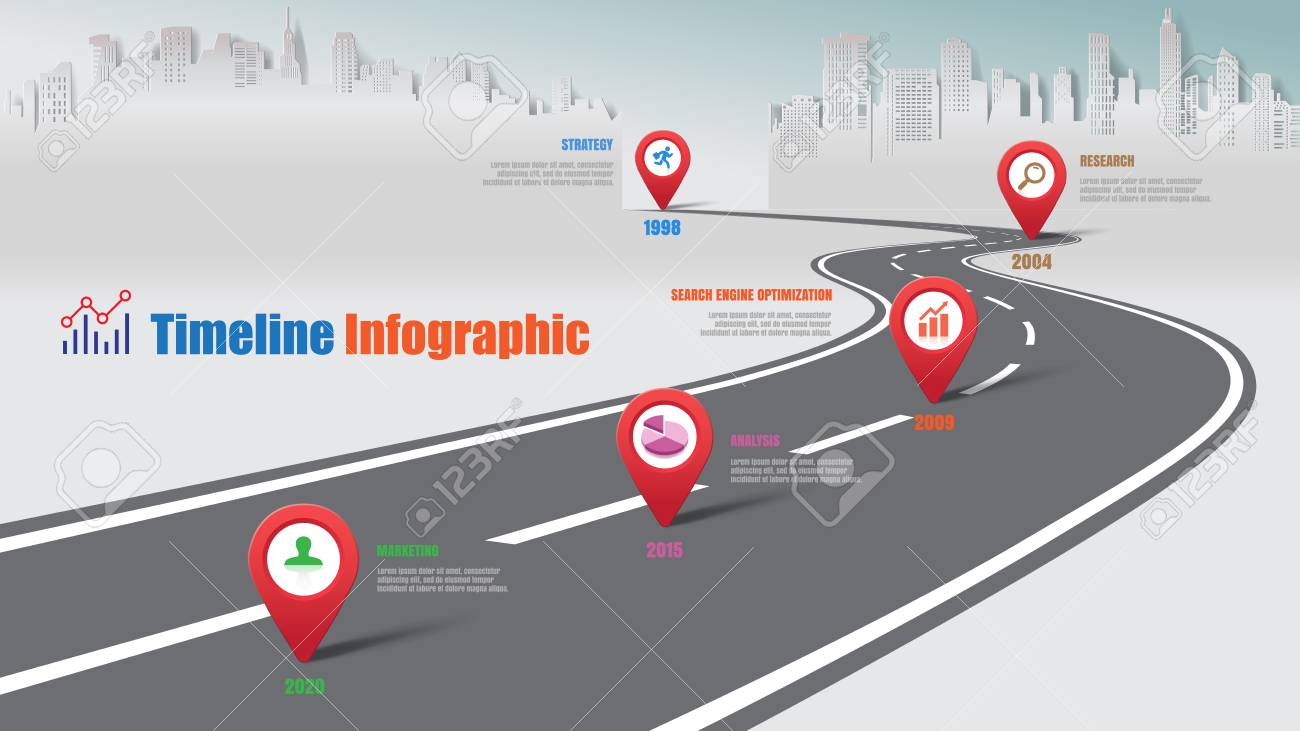 Business road map timeline infographic city designed for abstract background template milestone element modern diagram process technology digital marketing data presentation chart Vector illustration - 103768299 Business road map timeline infographic city designed for abstract background template milestone element modern diagram process technology digital marketing data presentation chart Vector illustration - 103768299