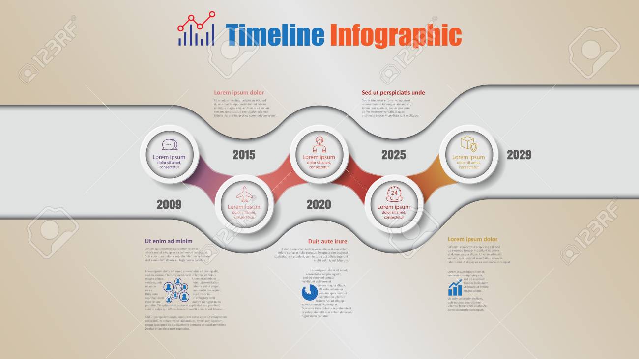 Road map business timeline infographic with 5 steps circle designed for background elements diagram planning process webpages workflow digital marketing data presentation chart. Vector illustration - 114710721 Road map business timeline infographic with 5 steps circle designed for background elements diagram planning process webpages workflow digital marketing data presentation chart. Vector illustration - 114710721