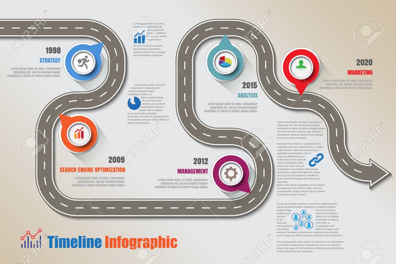 Business road map timeline infographic icons designed for abstract background template milestone element modern diagram process technology digital marketing data presentation chart Vector illustration - 109349038 Business road map timeline infographic icons designed for abstract background template milestone element modern diagram process technology digital marketing data presentation chart Vector illustration - 109349038