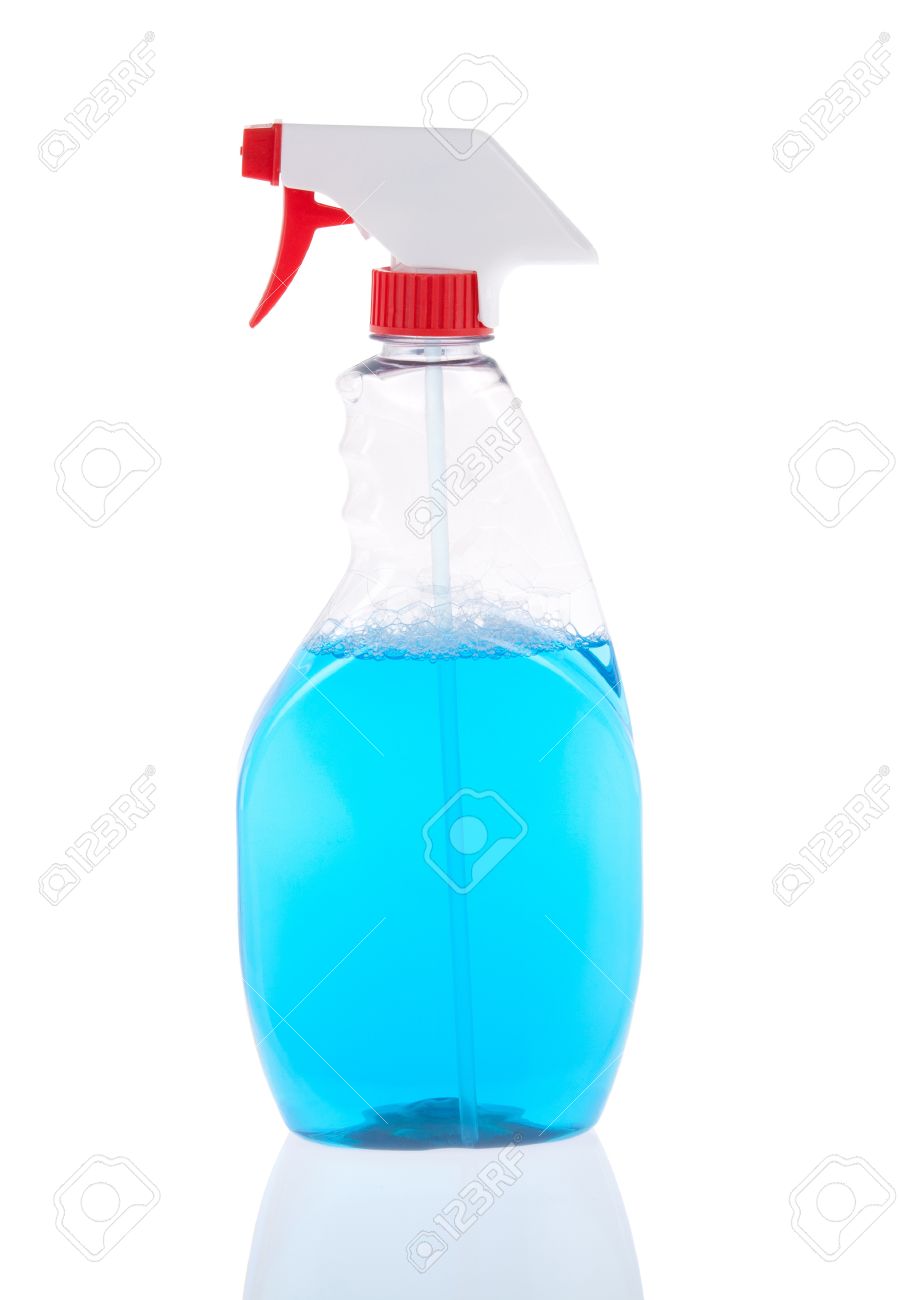 Download Spray Bottle With Blue Cleaner Stock Photo Picture And Royalty Free Image Image 14552919 Yellowimages Mockups