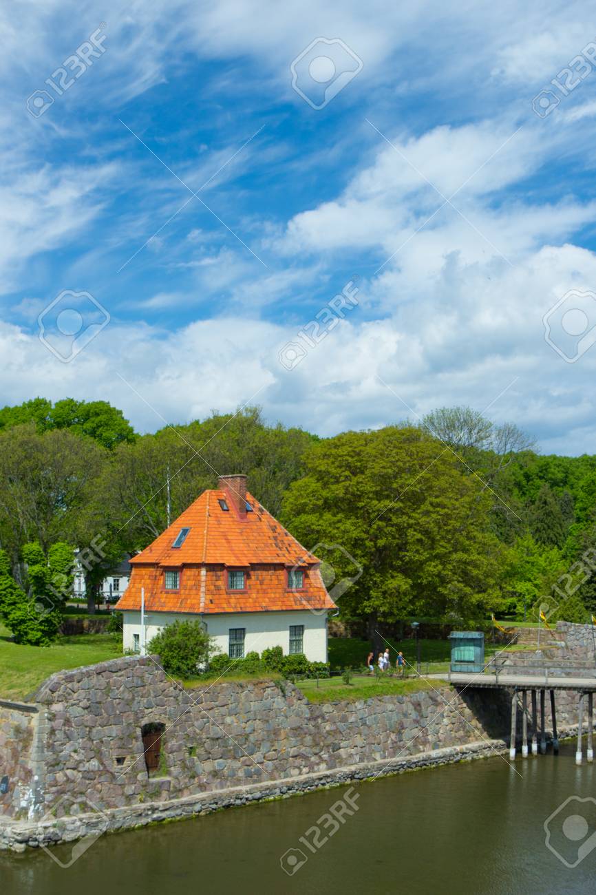 歴史的な建物 スウェーデン北欧ヨーロッパでカルマル城 の写真素材 画像素材 Image