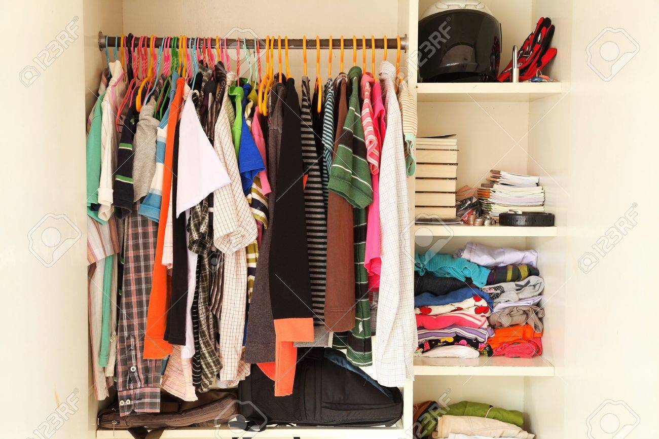Inside The Wardrobe Stock Photo Picture And Royalty Free Image